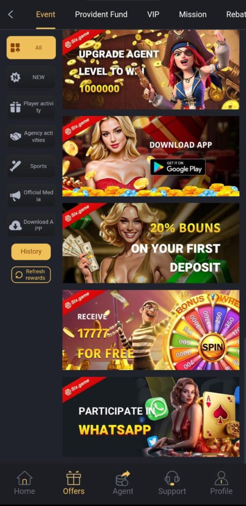 Six Game App